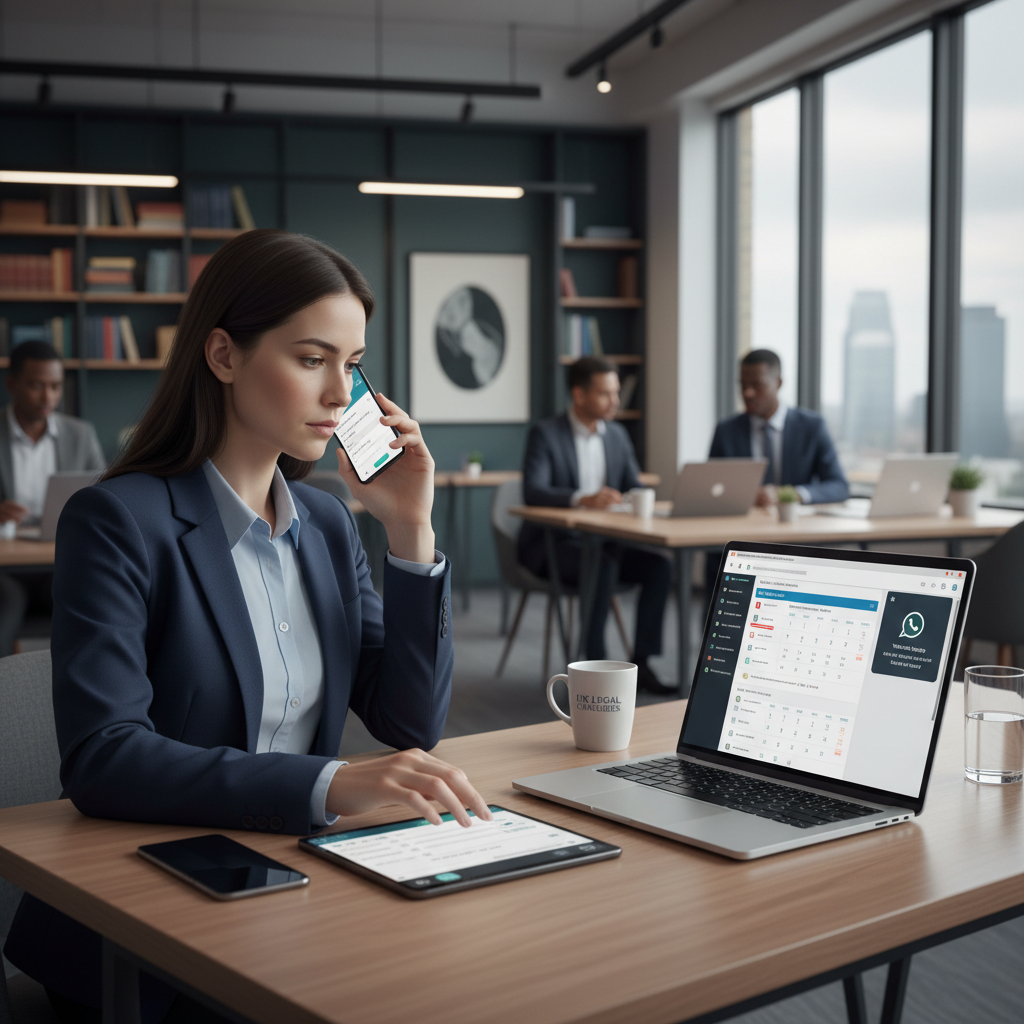 Solicitor capturing WhatsApp client messages for legal time recording